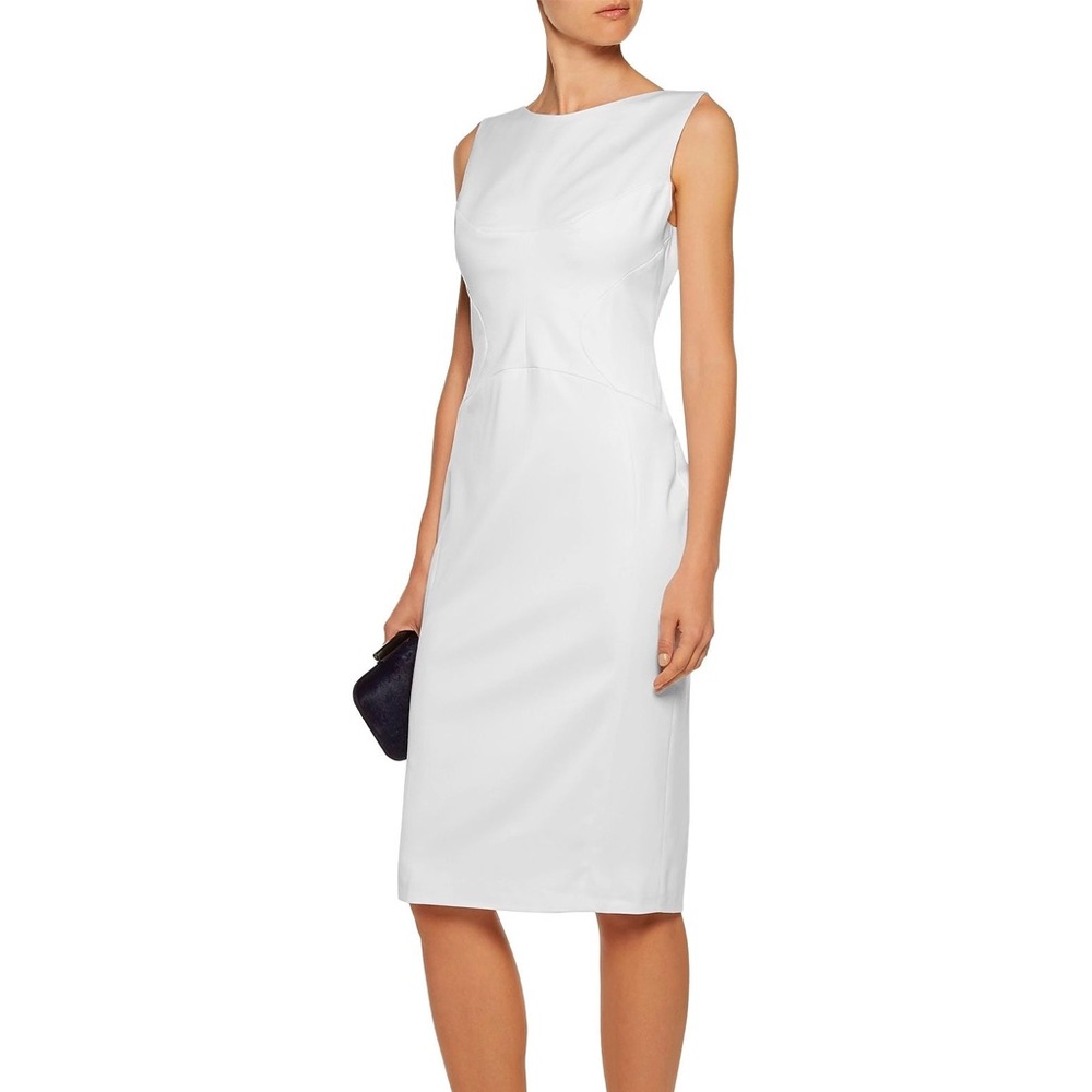 NWT Antonio Berardi White Sleeveless Dress
